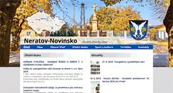 Desktop Screenshot of neratov-novinsko.cz