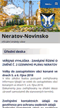 Mobile Screenshot of neratov-novinsko.cz